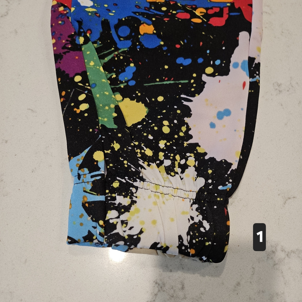 Colorful Paint Splatter Joggers - Picture 2 of 5
